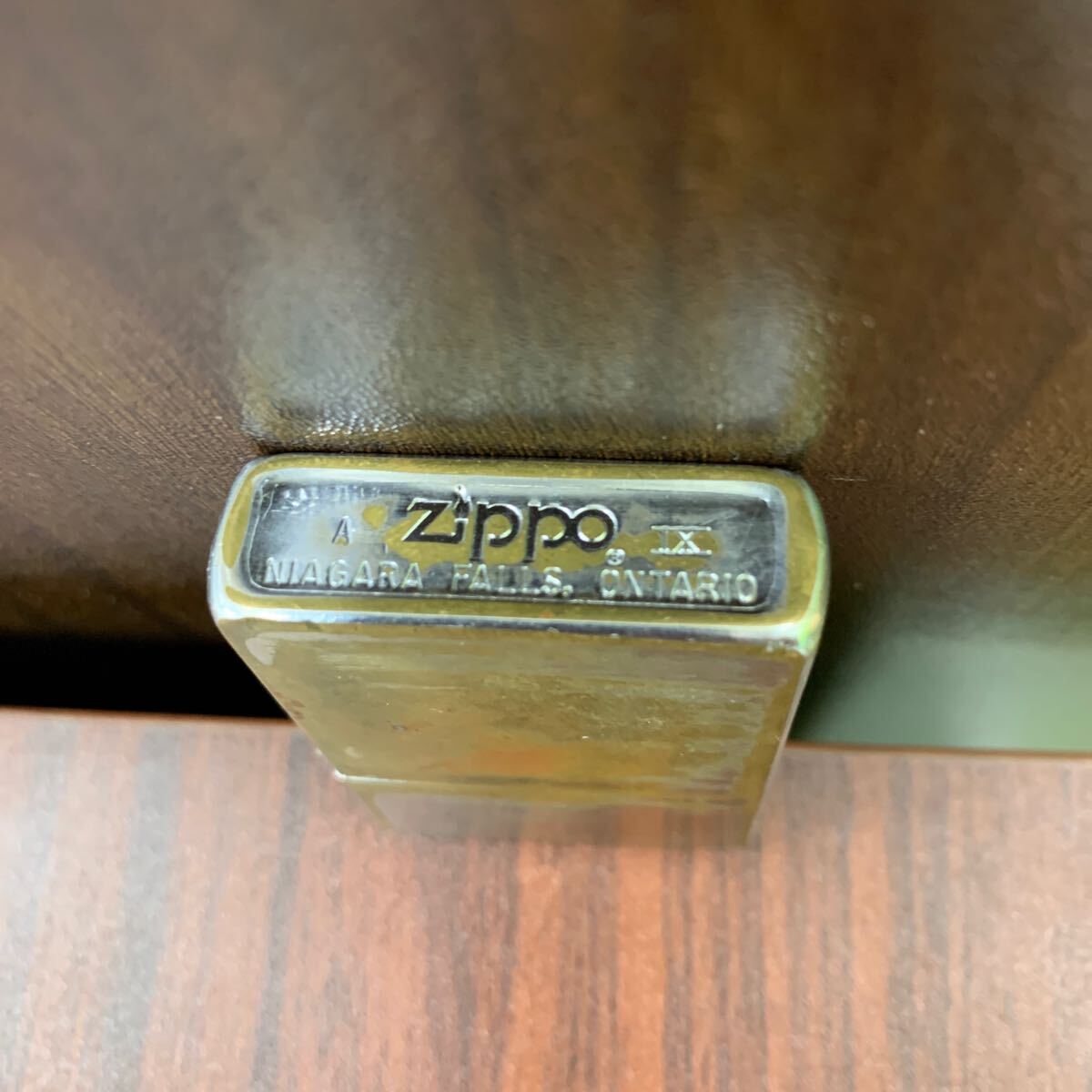 ZIPPO ジッポー ライター カナダ NIAGARA A IX 火花確認済の画像4