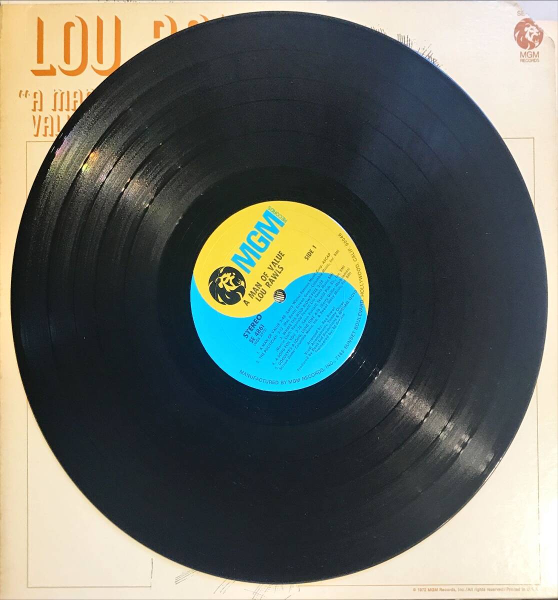 Lou Rawls A Man Of Value US ORIG_画像3