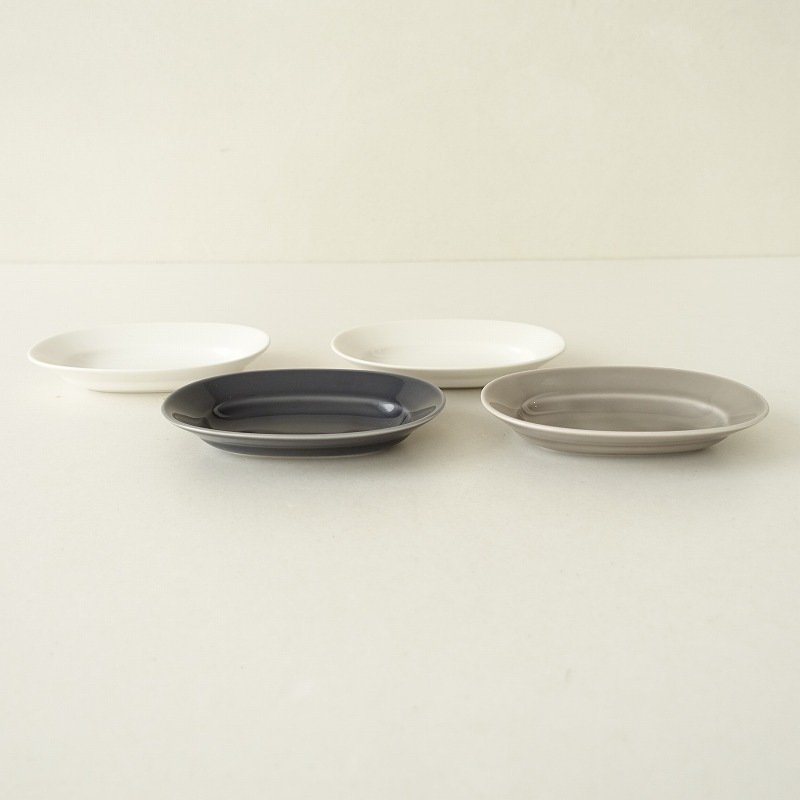 イイホシユミコ yumiko iihoshi *oval plate SS 4枚セット*食器お皿【陶器】(wa87-2403-53)【30D42】_画像2