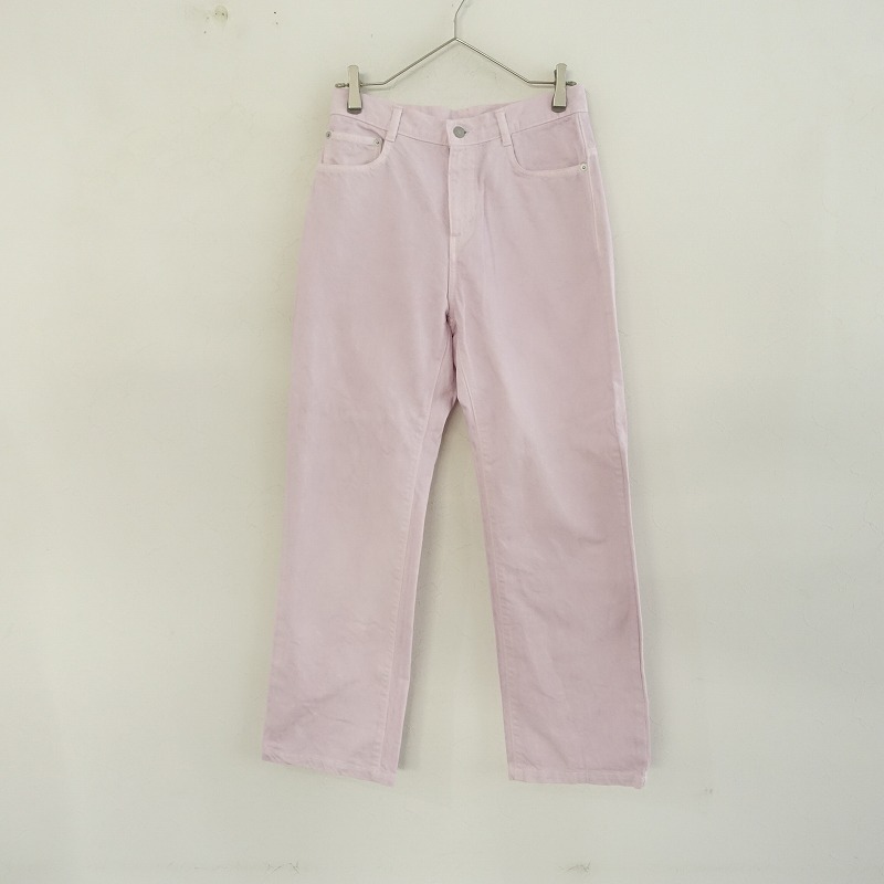 [202222W] Спиновая и проникновенная шипан и брюки для хлопкового джинсового денима *38 Нижний розовый 5 карман (1-2403-402) [11d42]