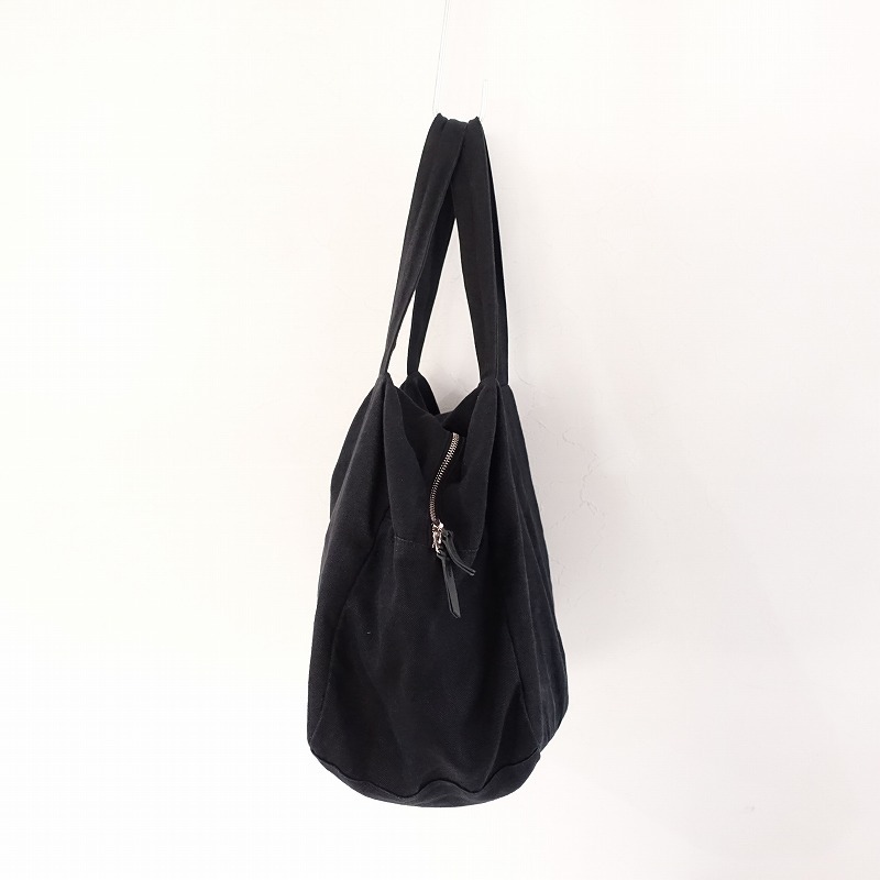 a-tsu& science ARTS&SCIENCE * square Boston bag * black campus handbag bag (ba11-2403-120)[21D42]