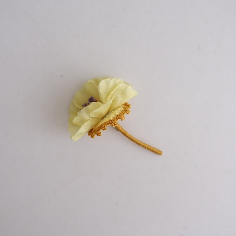 [ new goods / regular price 1.4 ten thousand ] rough rule la fleur * flower corsage yellow * yellow . flower accessory (ac84-2403-159)[31D42]