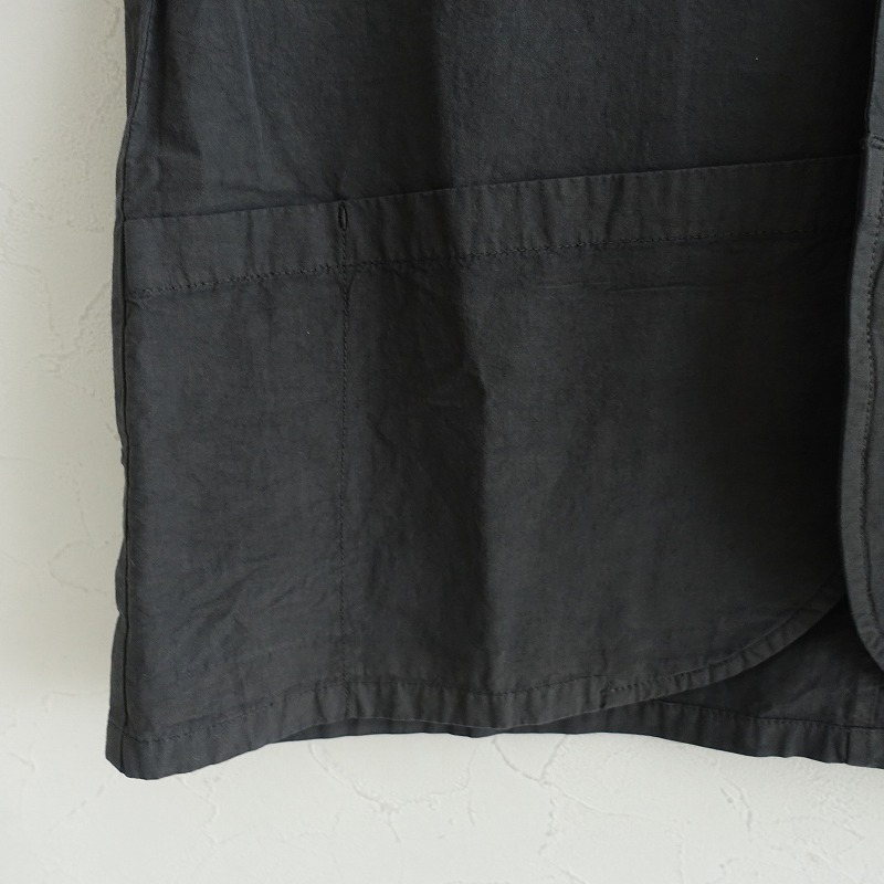 【定価1.5万】ナチュラルランドリー NATURAL LAUNDRY *WクロスマルシェJK*2綿麻グレーテーラード羽織上着(jk25-2403-487)【51D42】