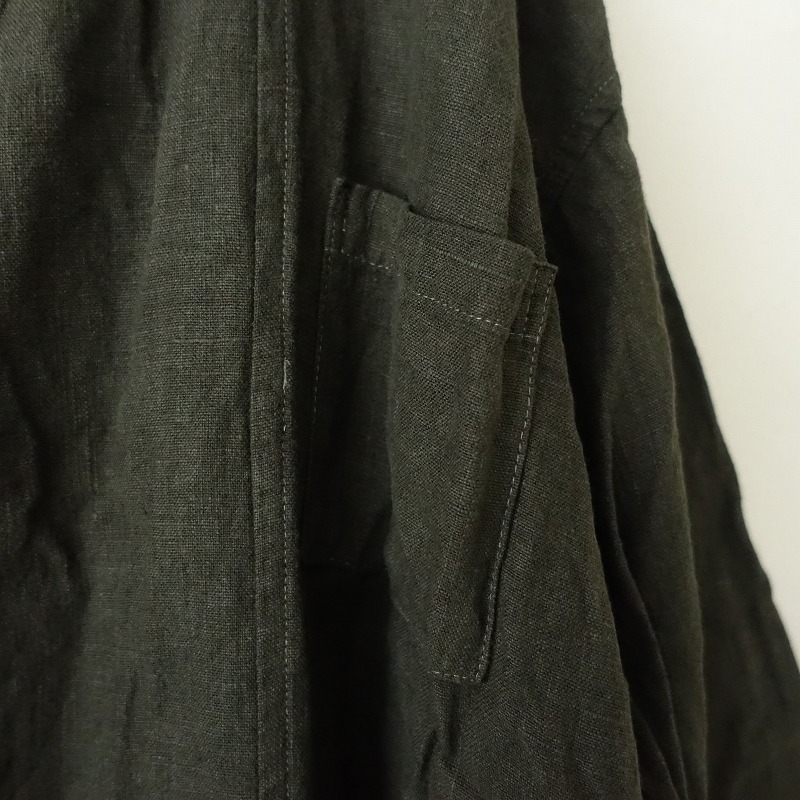 //[.]yalaYARRA *litoani есть nen low b*F лен оттенок зеленого длинный перо тканый пальто верхняя одежда внешний (jk34-2402-46)[62B42]