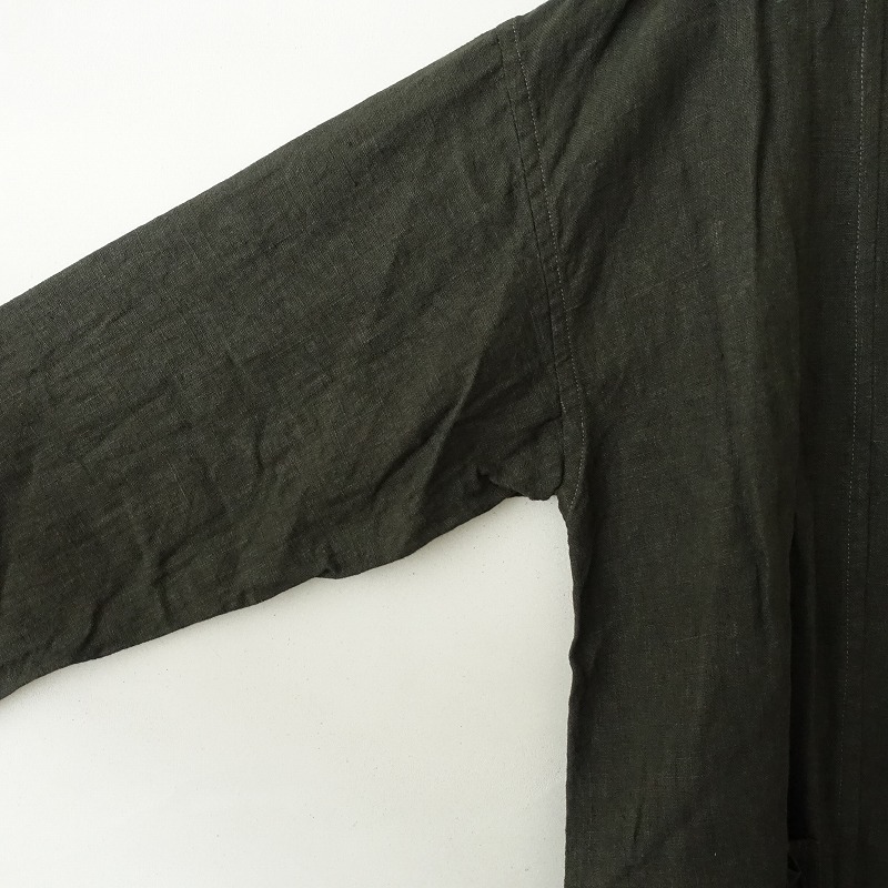 //[.]yalaYARRA *litoani есть nen low b*F лен оттенок зеленого длинный перо тканый пальто верхняя одежда внешний (jk34-2402-46)[62B42]