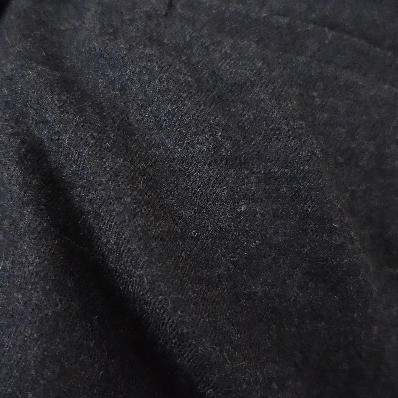 [ with defect ] mina perhonen mina perhonen *nuage wool ko Kuhn cropped pants *38 charcoal gray the smallest nappy (2-2404-3)[52D42]