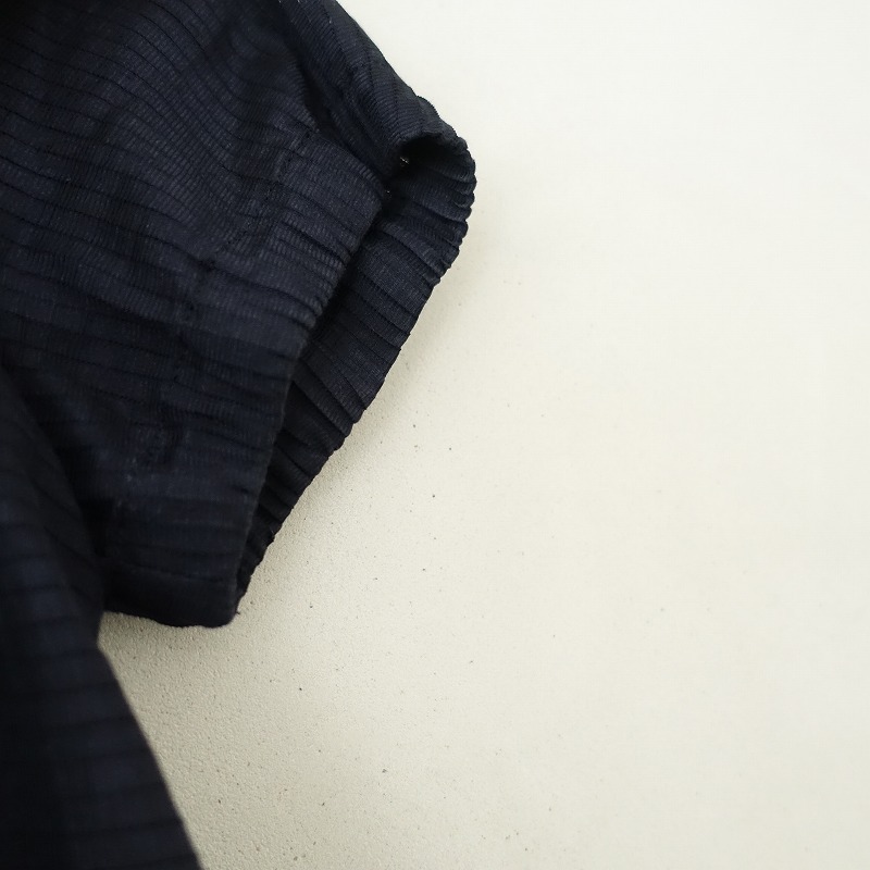 [ обычная цена 1.6 десять тысяч ] La Marine Francaise LA MARINE FRANCAISE *linen полиэстер игла вытащенный блуза * рубашка окантовка (1-2404-205)[03D42]