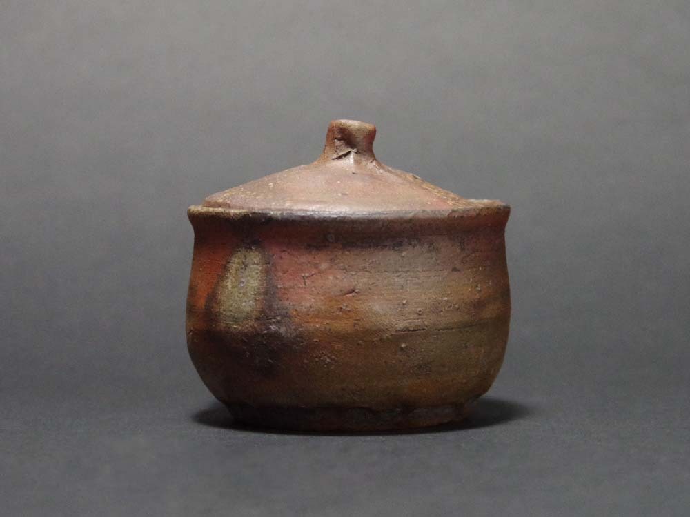 備前焼中村六郎作手造宝瓶茶瓶泡瓶共箱名工名品茶陶茶道具煎茶道具茶人茶道家所蔵品