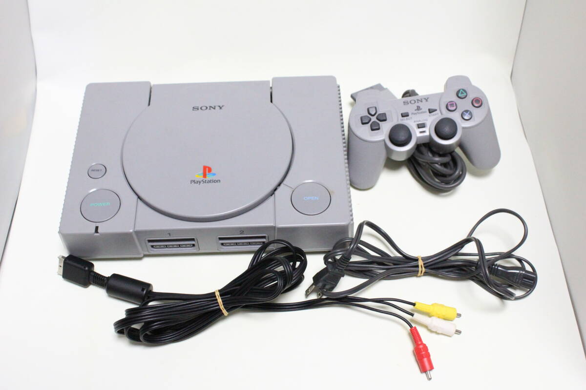 【動作品】PS1 本体 Playstation1 SCPH-7000 DUALSHOCKの画像5