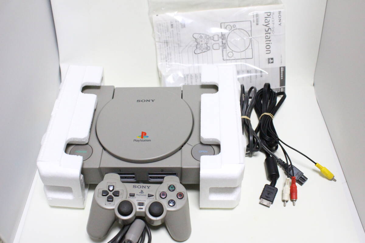 【動作品】PS1 本体 Playstation1 SCPH-9000 DUALSHOCK_画像3