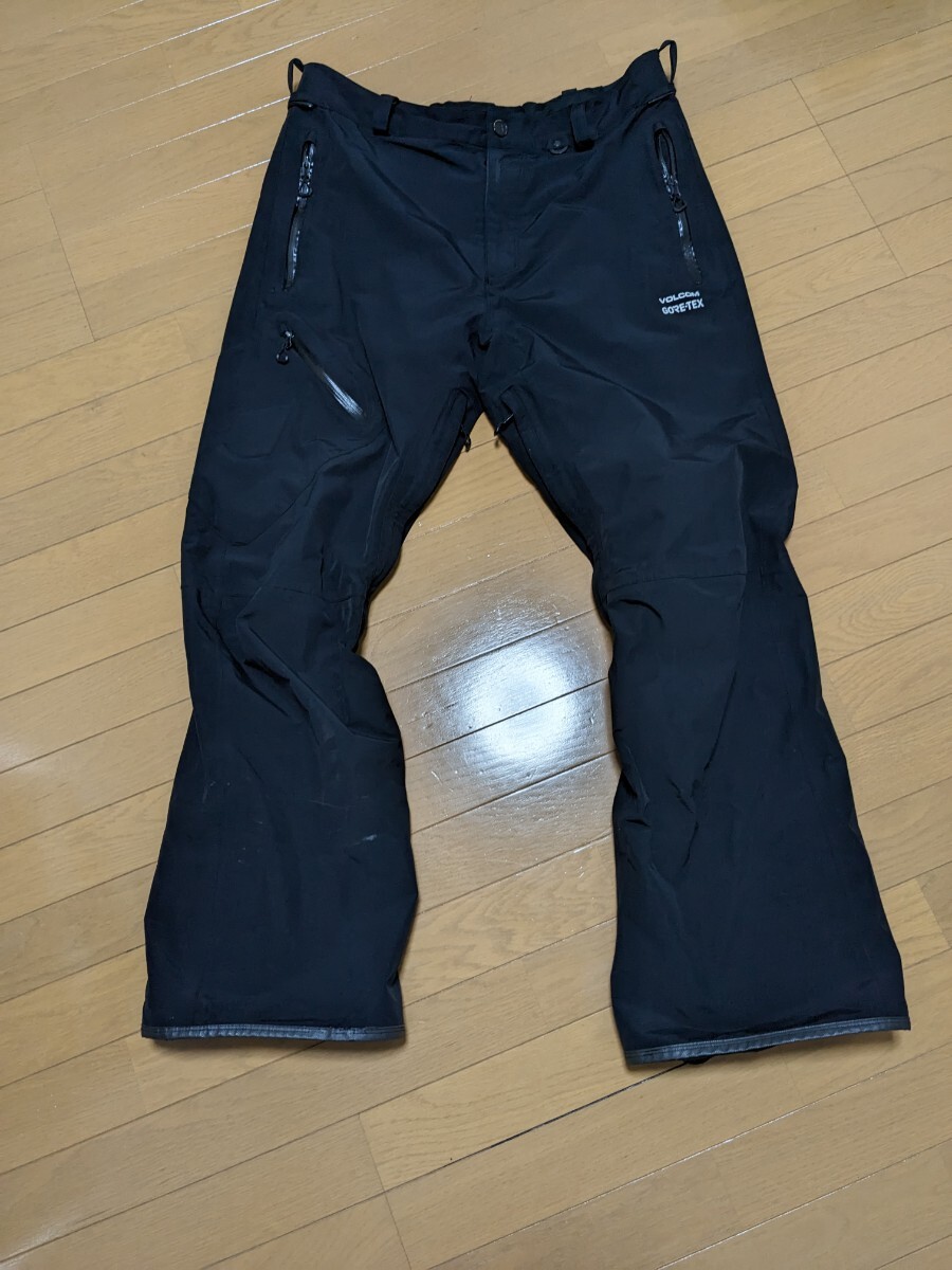 volcom l gore-tex pant 黒 XLサイズの画像1