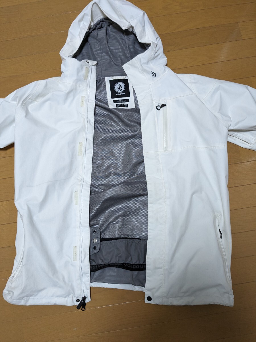 volcom　 l gore-tex　ジャケット　白　XLサイズ　ウェア_画像6