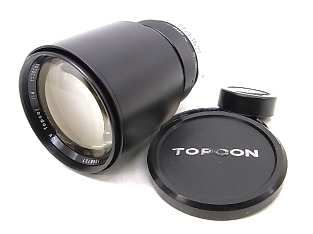 h0930 TOKYO KOGAKU UV TOPCOR 1:4 f=200mm 東京光学 トップコン カメラ レンズの画像1