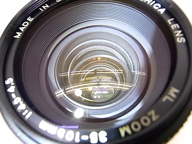 h0954 YASHICA LENS ML ZOOM 35-105mm 1:3.5-4.5 ヤシカ カメラ レンズの画像6