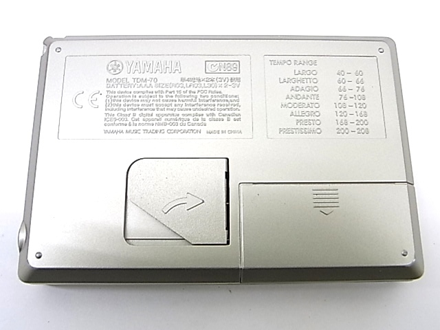 e11546 YAMAHA TDM-70 Yamaha tuner & metronome operation verification settled original box 