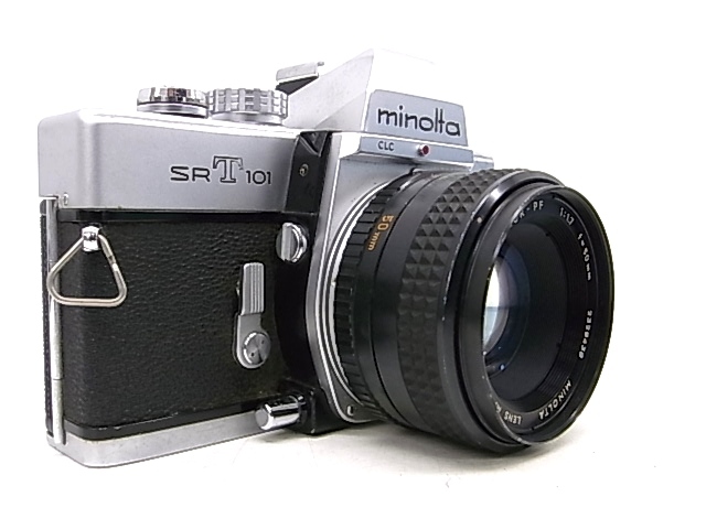 e11602　Minolta SRT101/MC ROKKOR-PF 1:1.7 f=50mm ミノルタ カメラ レンズ ジャンク品_画像2