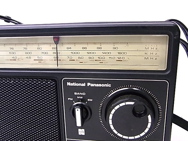 e11618　National Panasonic RF-1105 ラジオ ナショナル パナソニック ジャンク品　