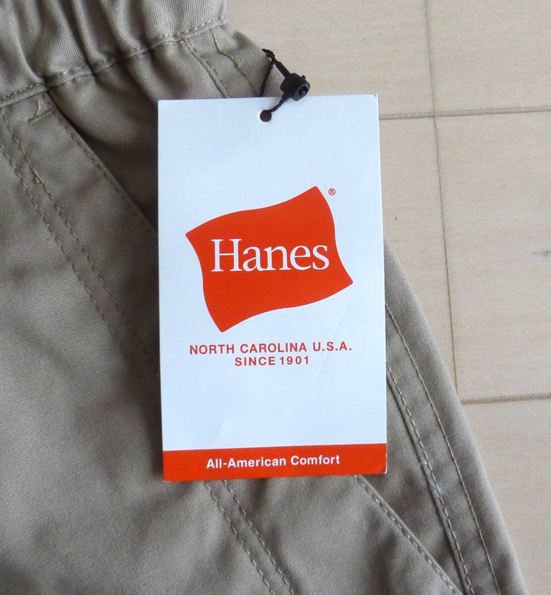 未使用 保管のみ Hanes ハーフパンツ 七分丈 LLサイズ 商品タグ付き 条件付き 送料込み。の画像5