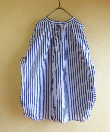 *BARNYARDSTORM van yard storm silk . stripe pull over blouse 0* shirt 