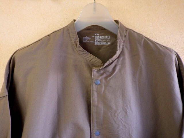 ●無印良品スタンドカラーオーバーシャツS-M●シャツジャケットの画像3