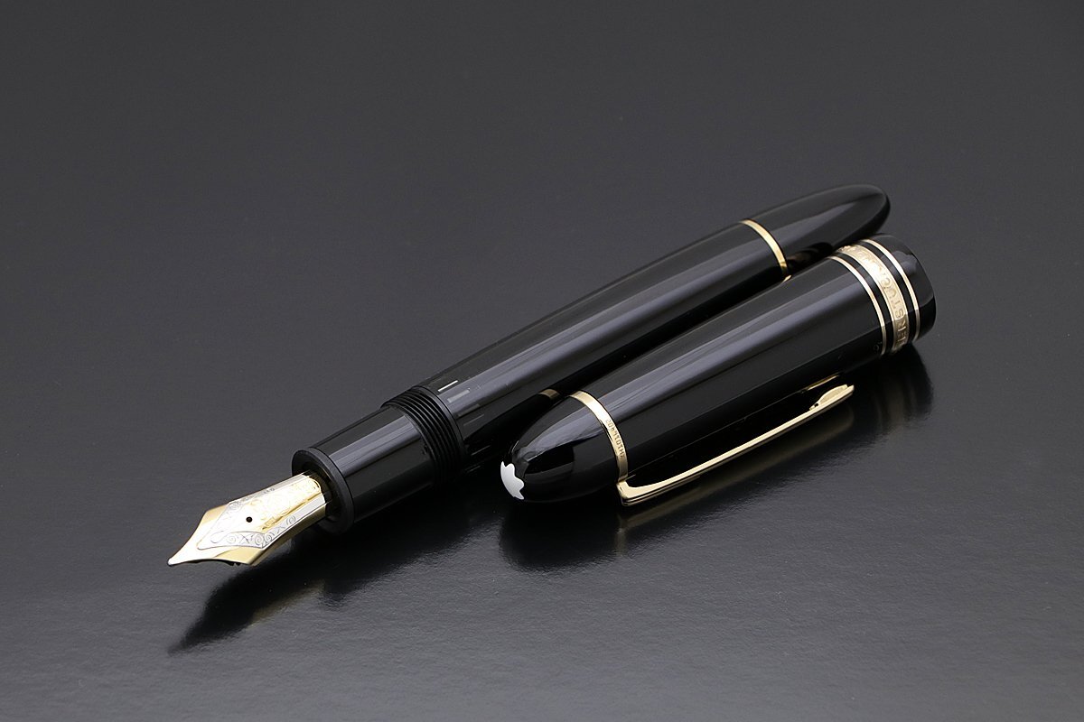 1円～ 未使用品 MONTBLANC モンブラン マイスターシュテュック 149 18K ニブM GERMANY 箱保取インク 定価15.1万の画像2