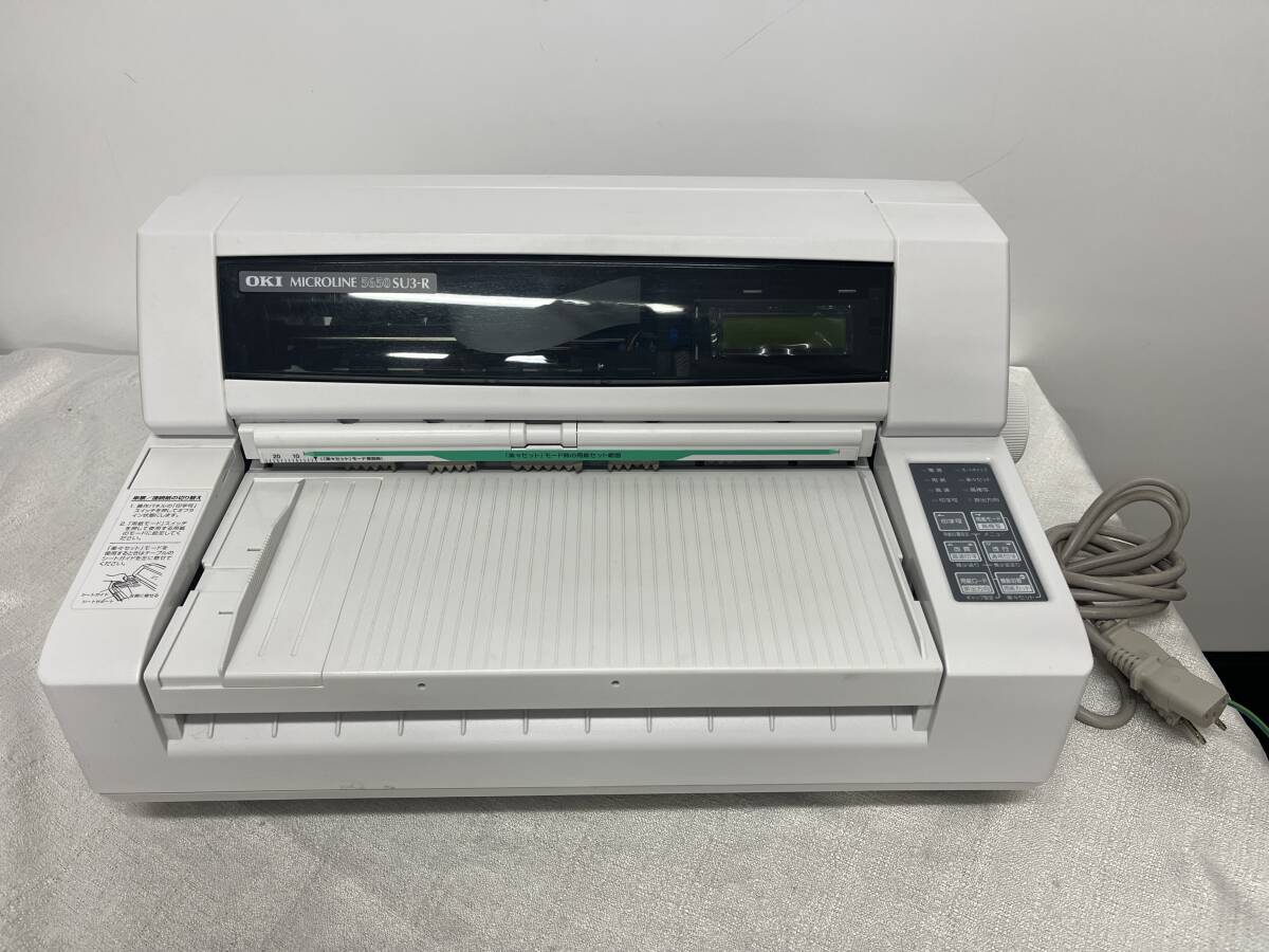 ドットプリンタ●OKI MICROLINE 5650SU3-R●中古・動作保証無・現状品の画像1