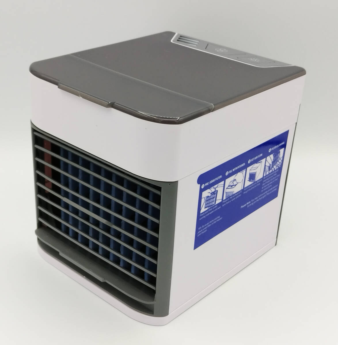 [ superior article ][ operation verification settled ]USB supply of electricity desk cold manner machine Mini air conditioner fan 3 -step air flow adjustment mold proofing filter installing nighttime light attaching out box attaching * cold air fan * electric fan 