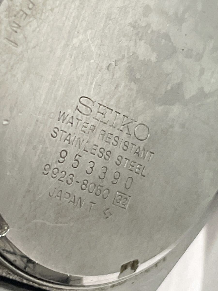 SEIKO セイコーKING QUARTZ キングクオーツ 9923-8050 シルバーカラー 腕時計 _画像6
