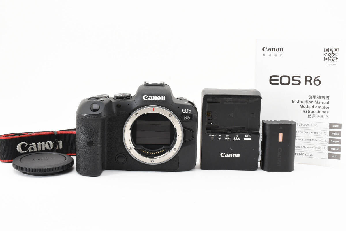 ★極上美品★ Canon キャノン EOS R6 フルサイズミラーレスカメラ 付属品 #2790_画像1