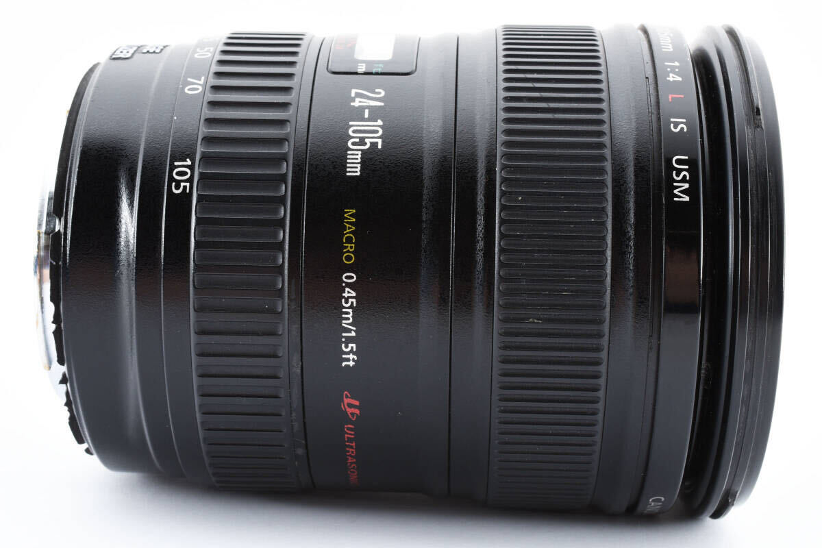 * beautiful goods * Canon Canon EF24-105mm F4 L IS USM standard zoom lens with a hood .#2798