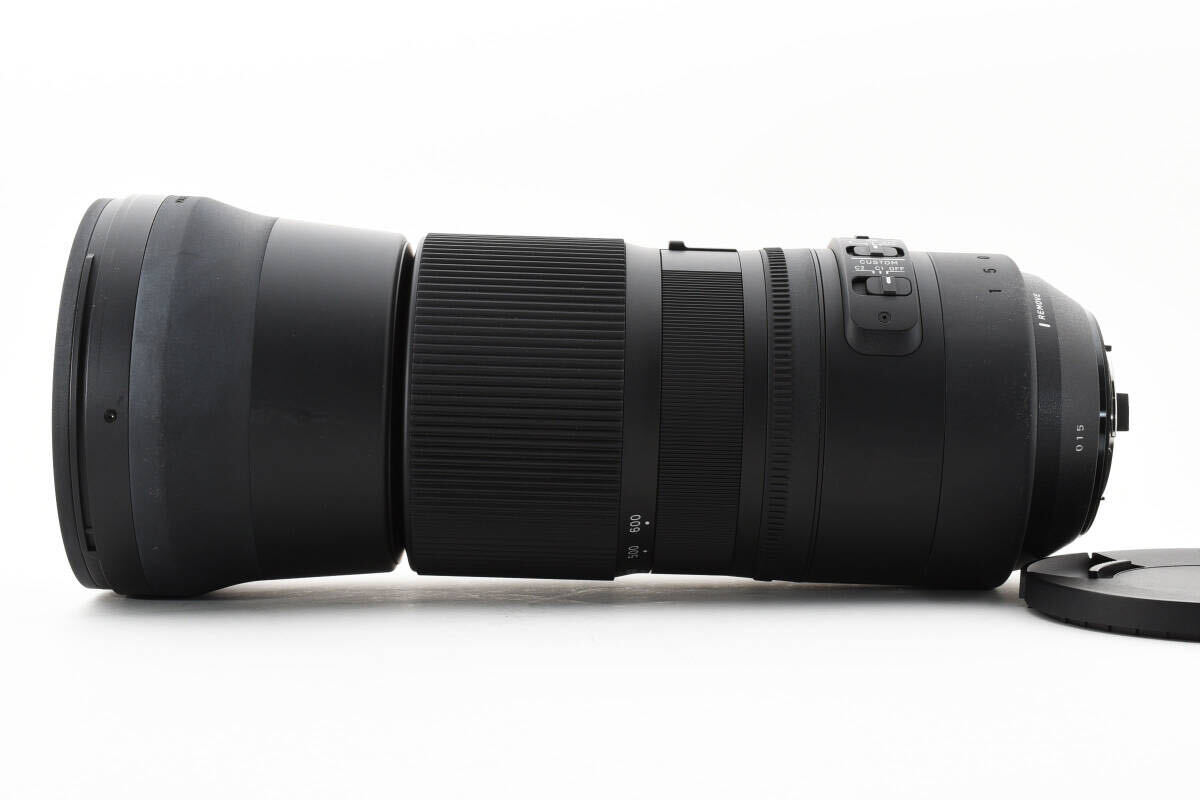 ★極上美品★ SIGMA シグマ 150-600mm F5-6.3 DG OS HSM Nikon ニコンFマウント 超望遠ズームレンズ 専用ケース付き #2804の画像9