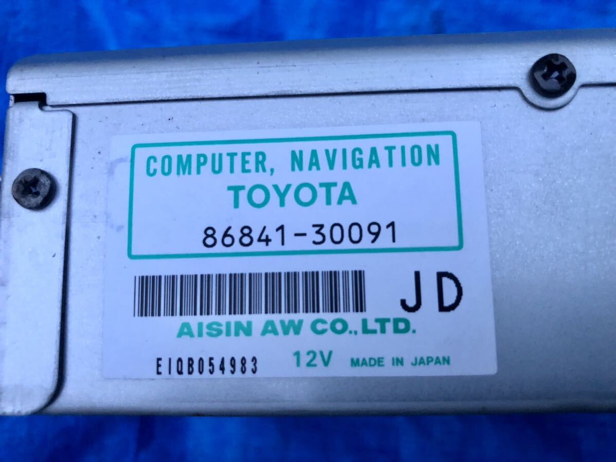 86841-30091 JD EIQB054983 トヨタ純正 ナビコン DVDナビゲーションコンピューター セルシオ UCF30/31 クラウン JZS/UZS/GS17 ランクル100の画像2