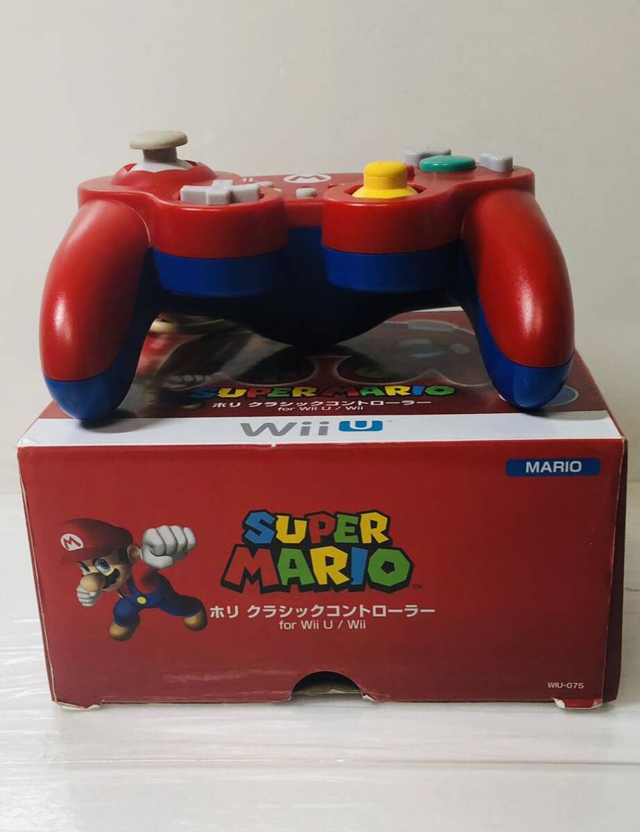  Hori Classic controller super Mario ( WiiU game HORI ) * code . strong discoloration equipped 