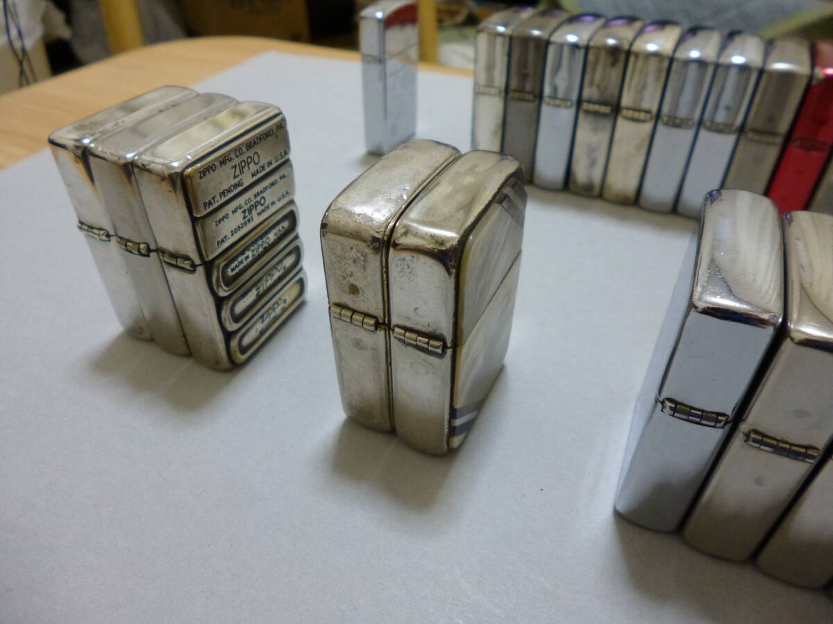 オイルライタージッポ　ZIPPO　２４個セット　ジャンク品　　zj24-49_画像5