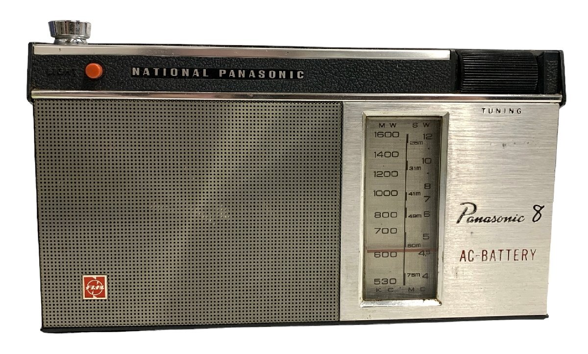 NATIONAL PANASONIC National Panasonic 8 R-205 2-BAND 8-TRANSISTOR радио radio звуковая аппаратура маленький размер 