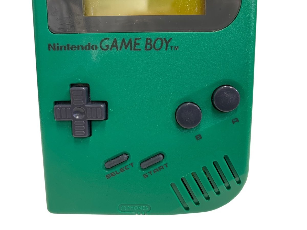 Nintendo 任天堂 ニンテンドー DMG-01 ゲームボーイ GAMEBOY 携帯型ゲーム グリーン 緑 現状品の画像3