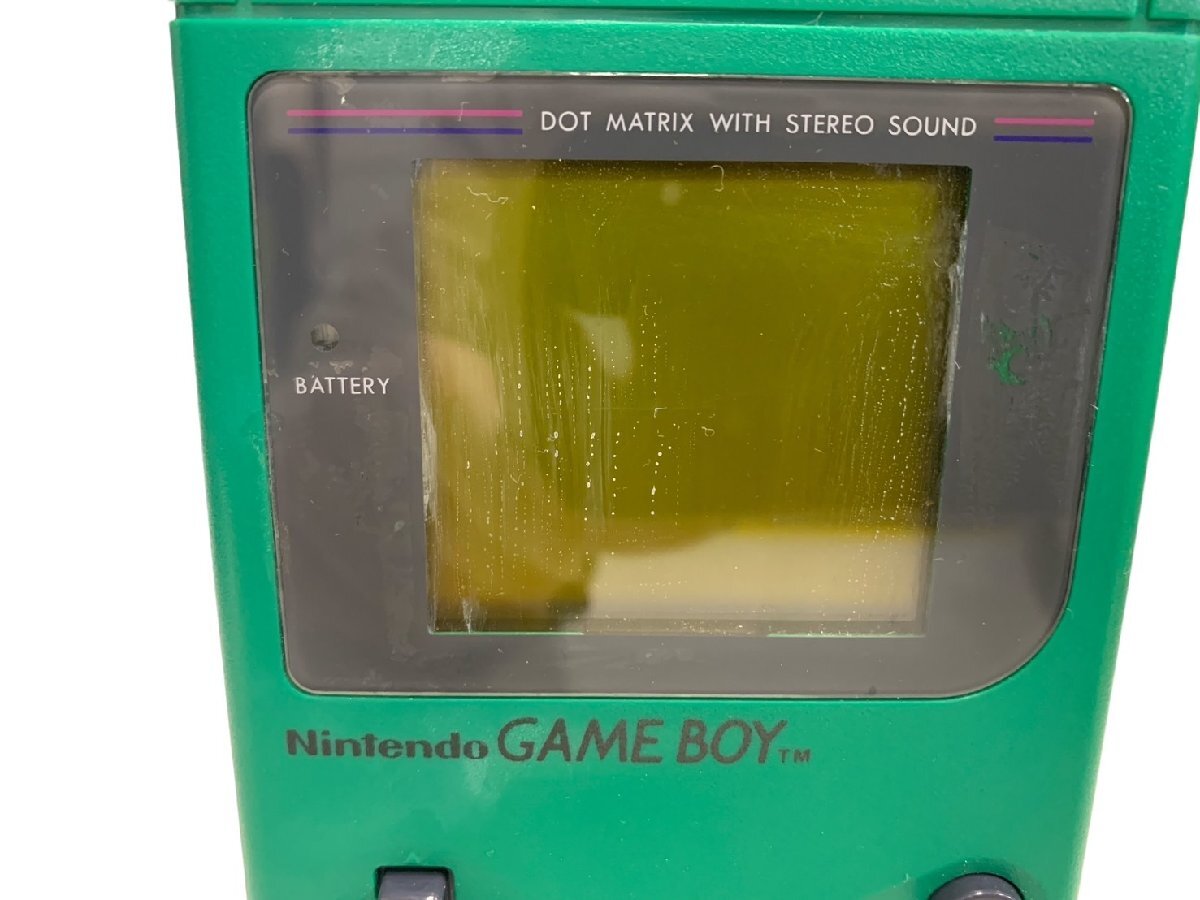 Nintendo 任天堂 ニンテンドー DMG-01 ゲームボーイ GAMEBOY 携帯型ゲーム グリーン 緑 現状品の画像4