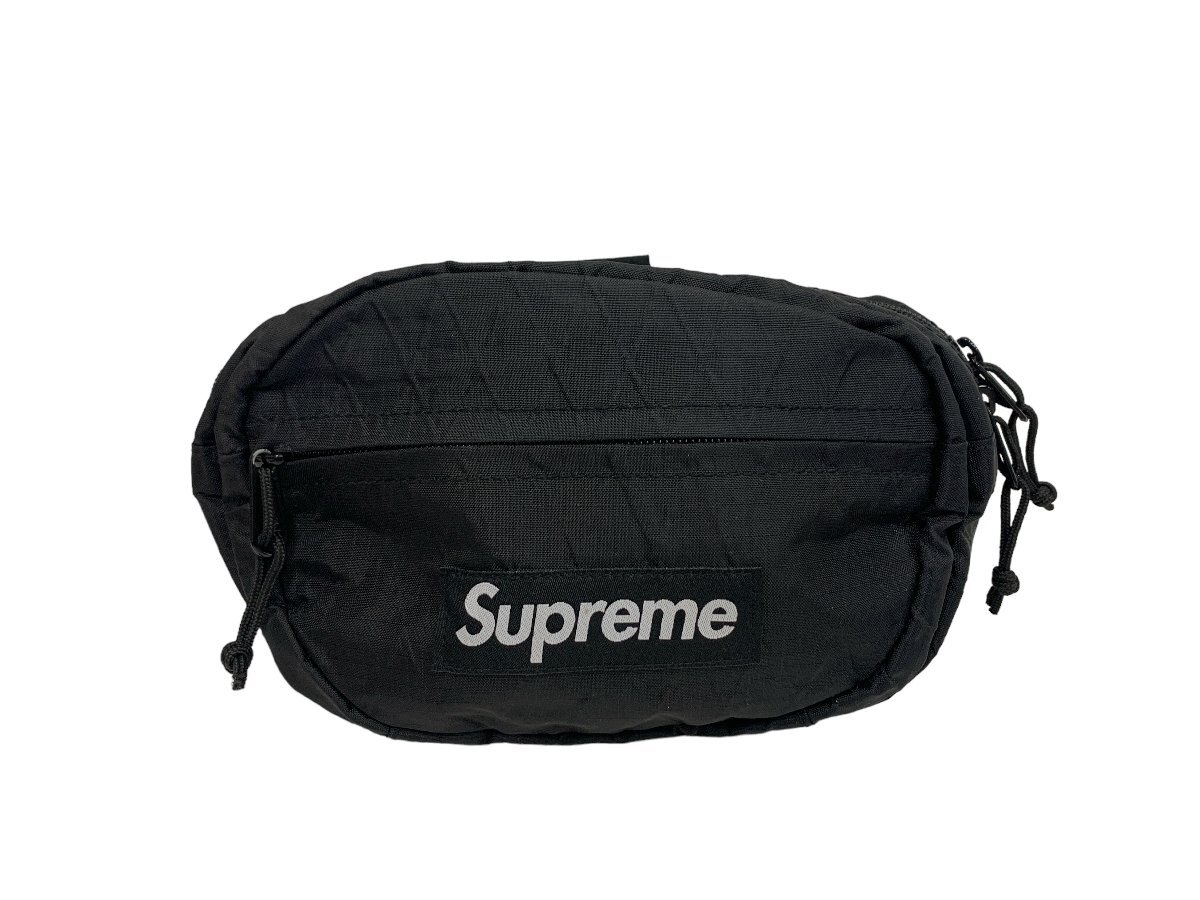 Supreme シュプリーム Waist Bag ウエストバッグ ボディバッグ ボックスロゴ 黒 18awの画像1