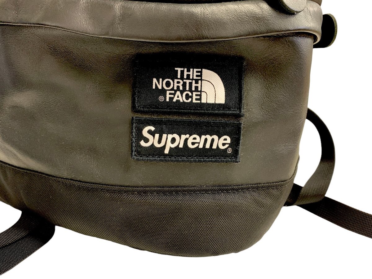 Supreme シュプリーム THE NORTH FACE ノースフェイス レザー バックパック リュック NF0A3G73_画像6