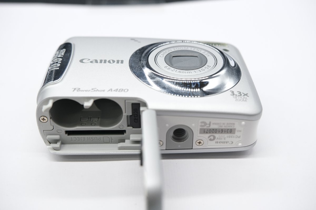 【z26913】Canon キャノン PowerShot A480 パワーショット コンパクトデジタルカメラ 乾電池式 動作確認済みの画像4