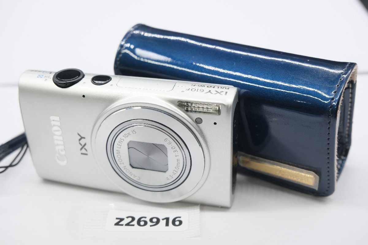 【z26916】Canon キャノン IXY 610F 4.3-43.0mm 1:3.0-6.9 コンパクトデジタルカメラ ケース付き 動作確認済み_画像1