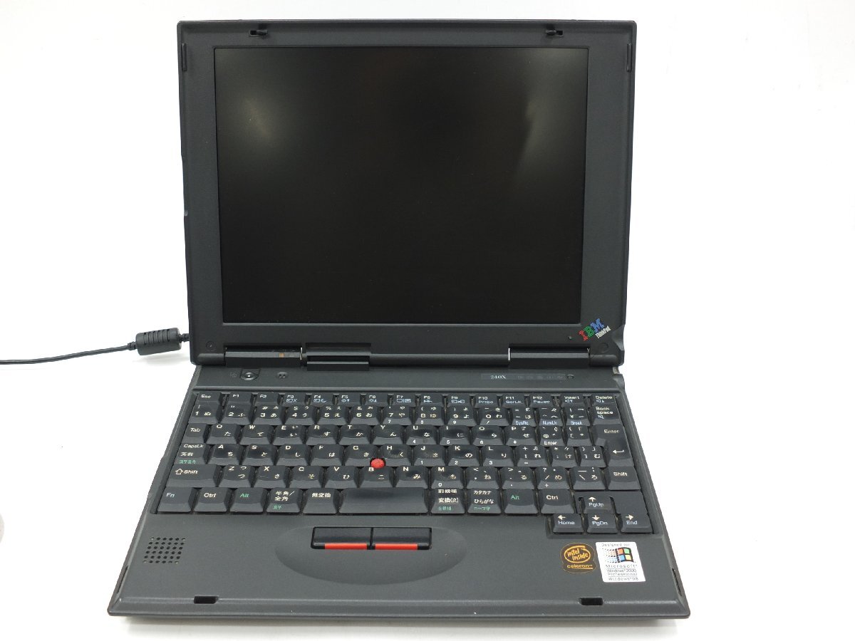 【z26801】IBM ThinkPad Type 2609-51J ノートパソコン 格安スタート_画像3