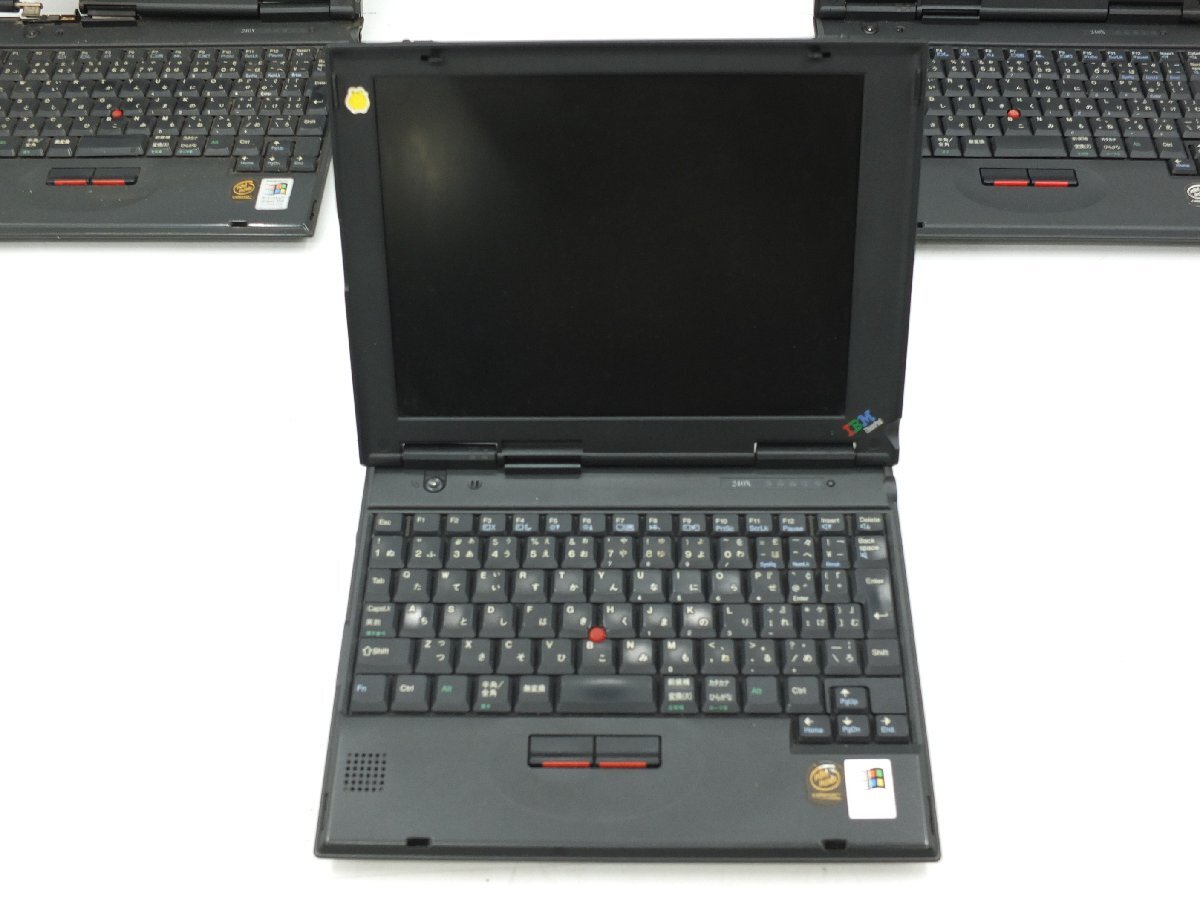 【z26807】IBM ThinkPad Type 2609-51J ノートパソコン ジャンク 3台まとめ 格安スタート_画像3