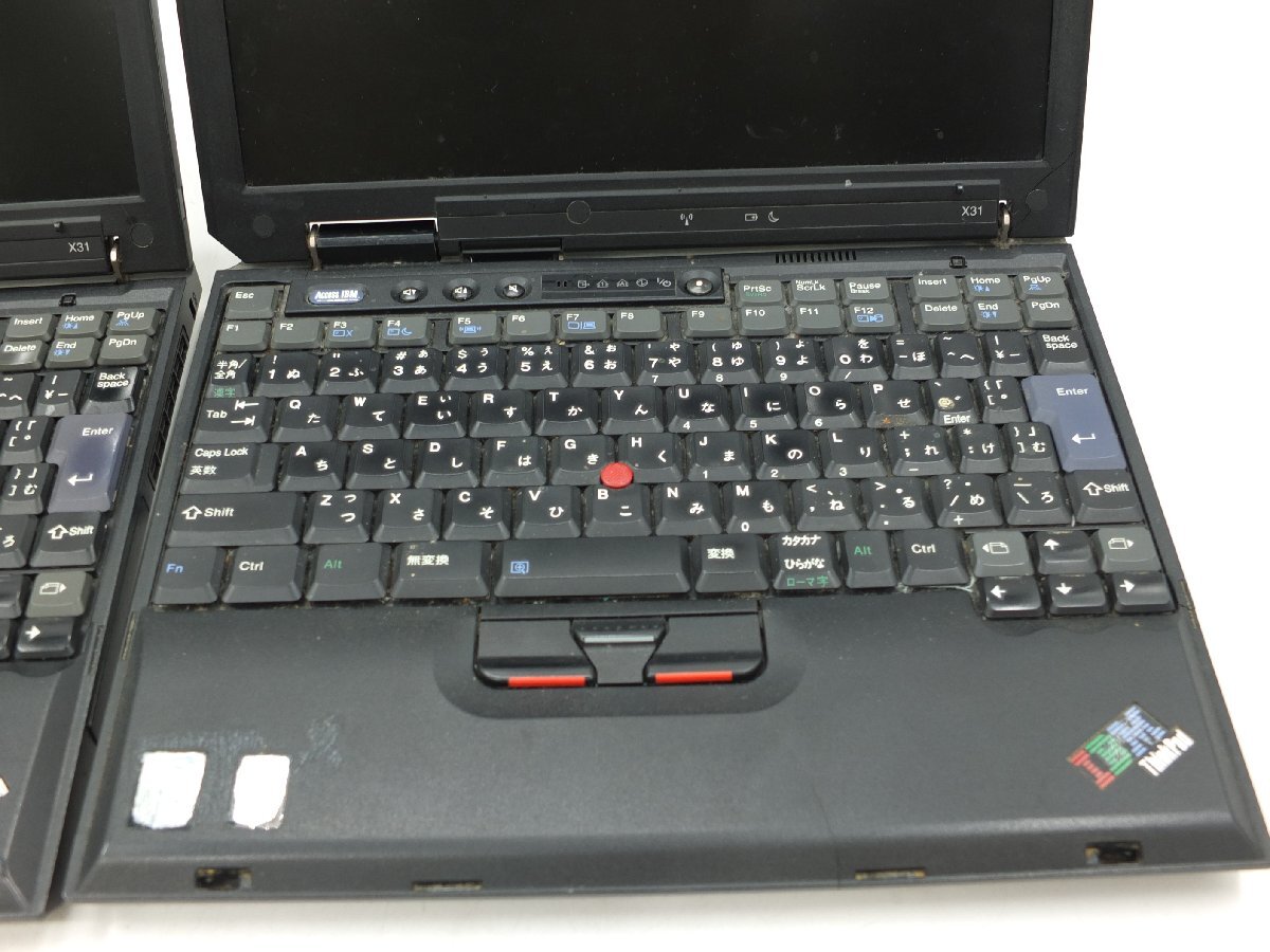 【z26808】IBM ThinkPad Type 2672-5KJ ノートパソコン ジャンク 2台まとめ 格安スタート_画像4