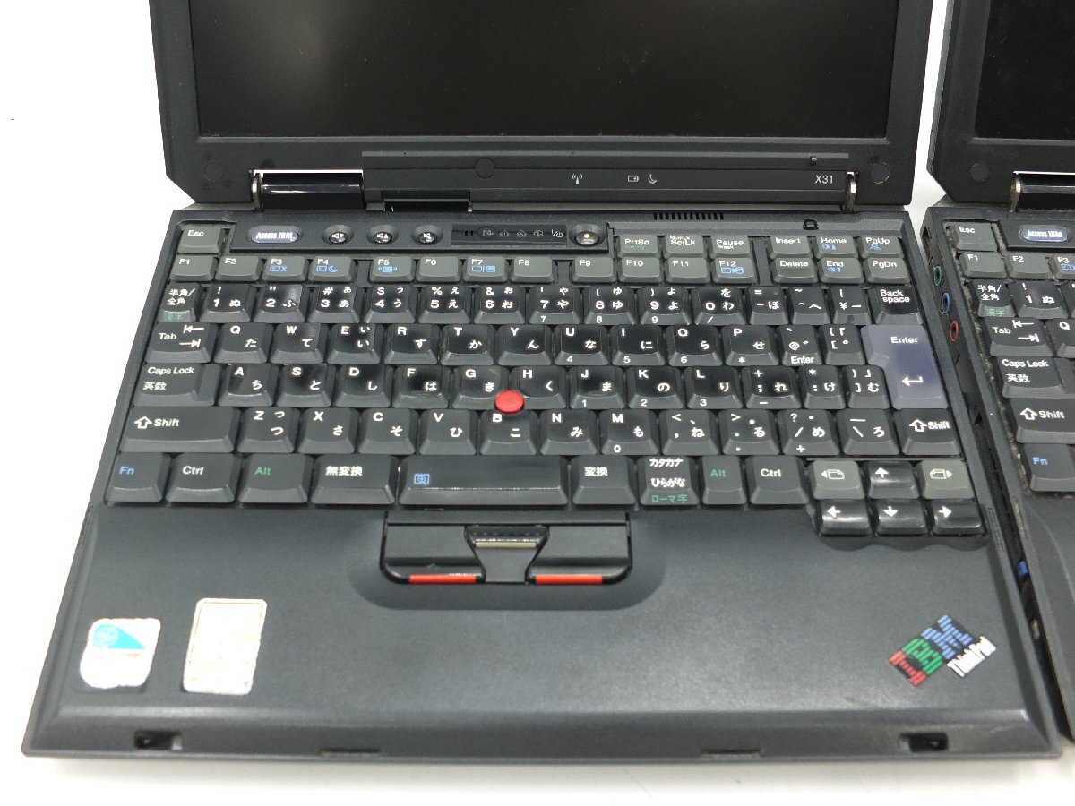 【z26808】IBM ThinkPad Type 2672-5KJ ノートパソコン ジャンク 2台まとめ 格安スタート_画像3