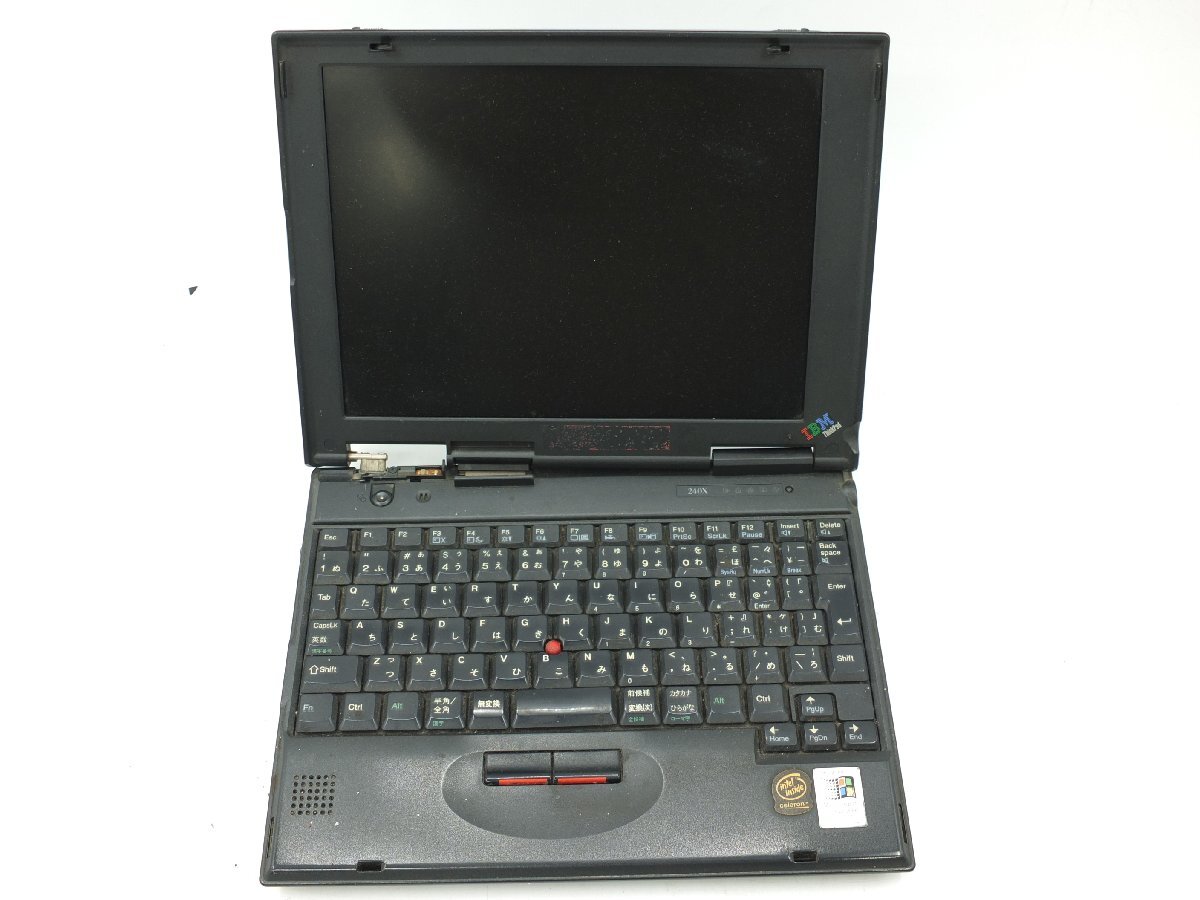 【z26807】IBM ThinkPad Type 2609-51J ノートパソコン ジャンク 3台まとめ 格安スタート_画像5