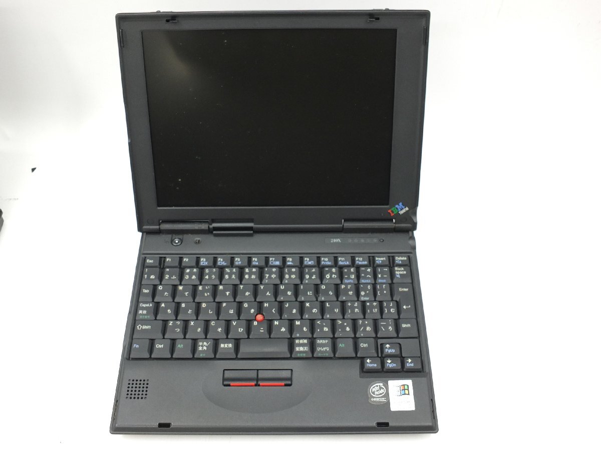 【z26807】IBM ThinkPad Type 2609-51J ノートパソコン ジャンク 3台まとめ 格安スタート_画像4