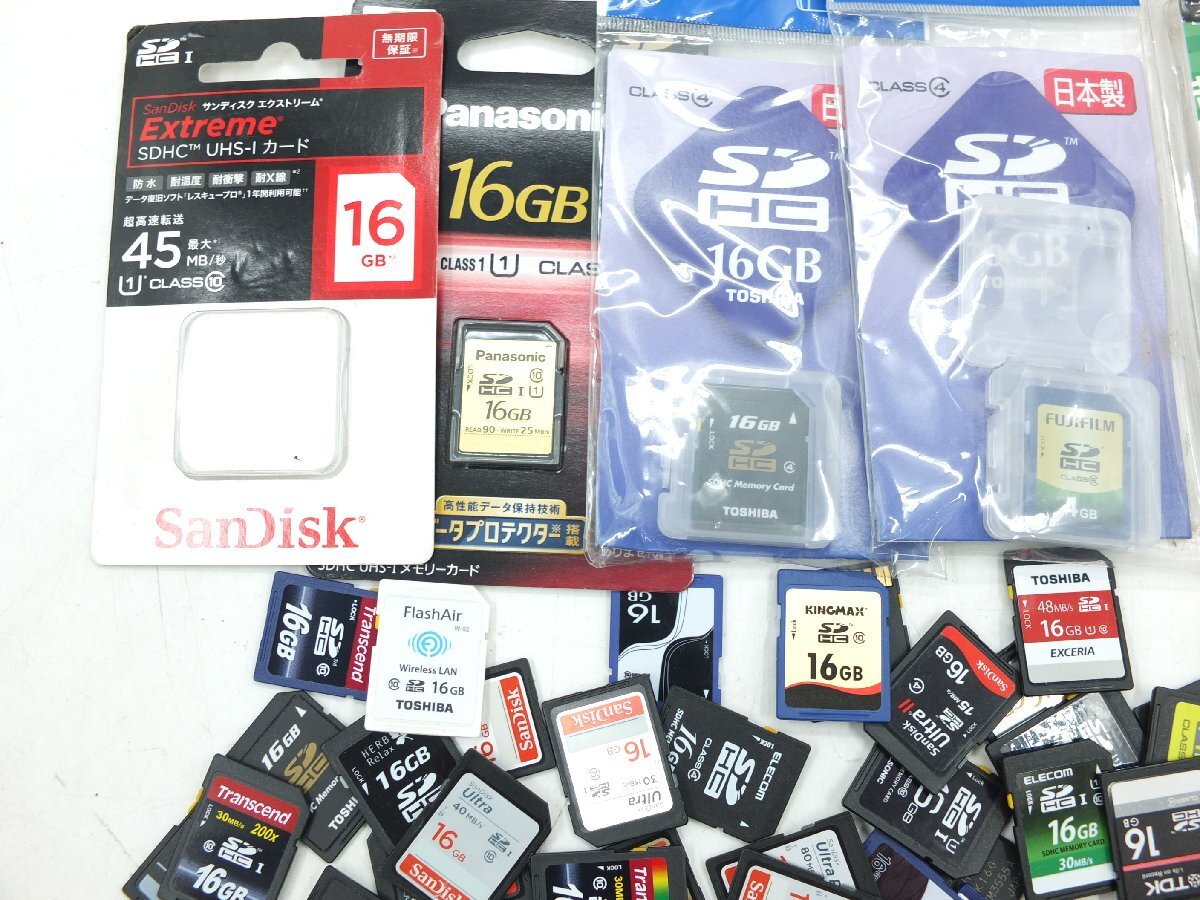 【z26849】SD Memory Card SD メモリーカード SDカード 16GB 43枚 まとめ　Panasonic　Green House TOSHIBA etc 格安スタート_画像5