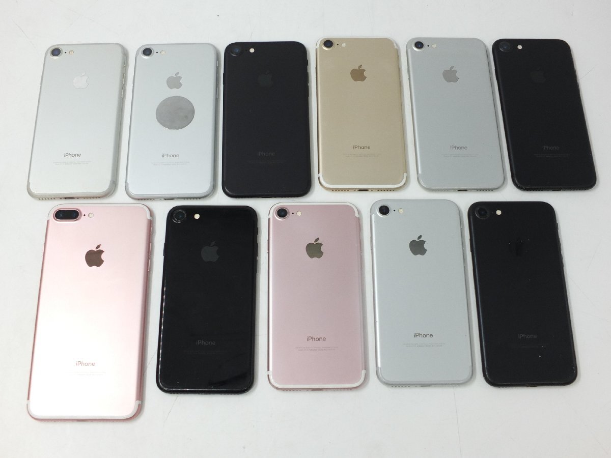 【z26990】Apple アップル iPhone７10台 iPhone７plus 1台 まとめ ジャンク 格安スタートの画像5