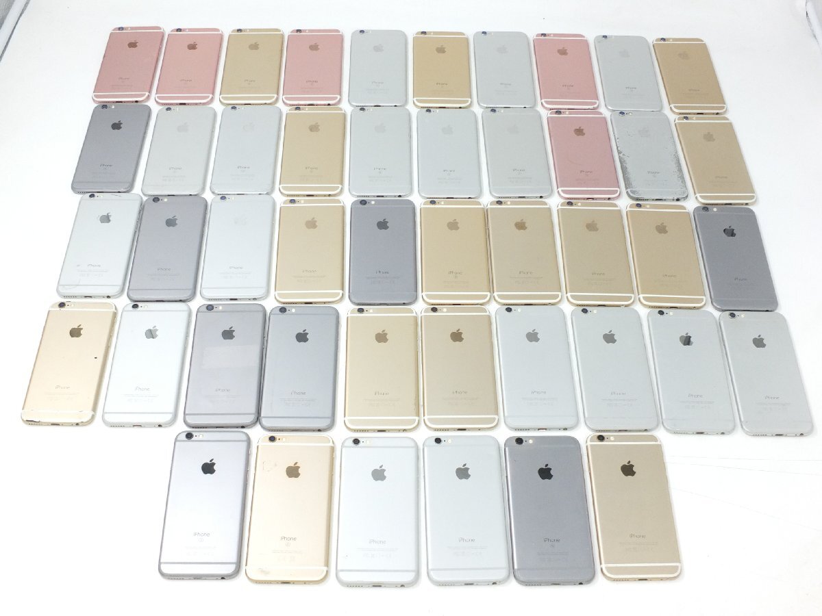 【z26991】Apple アップル iPhone 6S A1688 22台・iPhone 6 A1586 24台 ジャンク 46台まとめ 格安スタート